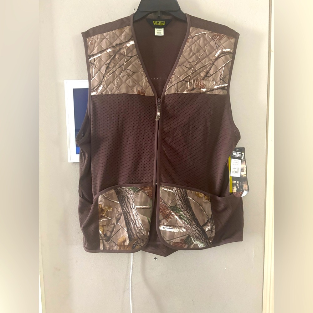 Wallis Brown Mesh Vest